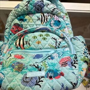 Vera Bradley mini backpack & wallet